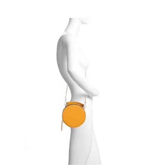 Vince Camuto Round Boho Chic Leather Crossbody Handbag - Picture 7 of 7